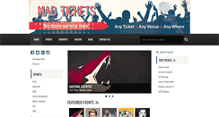 Desktop Screenshot of mabtickets.com